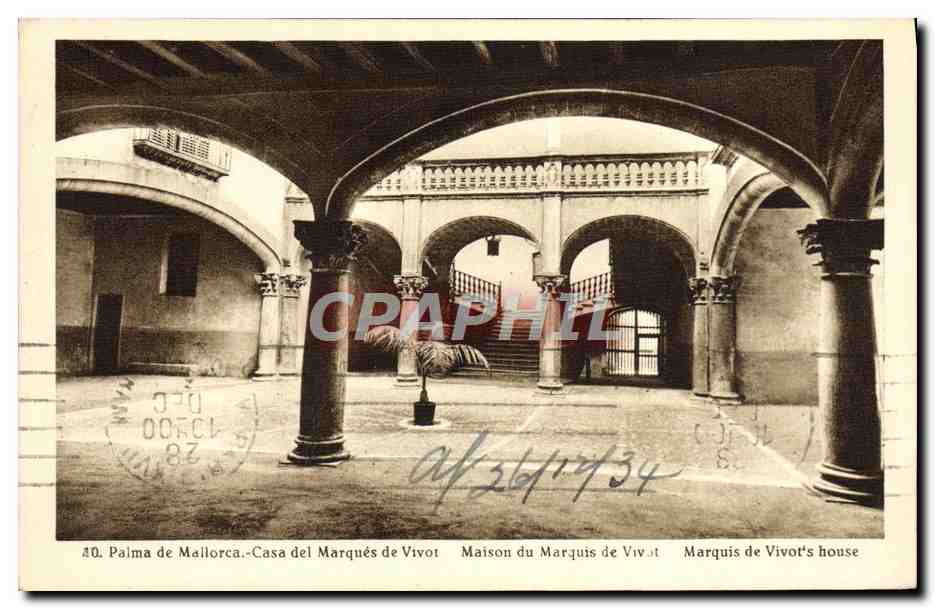 CPA Palma de Mallorca Casa del Marques de Vivot 