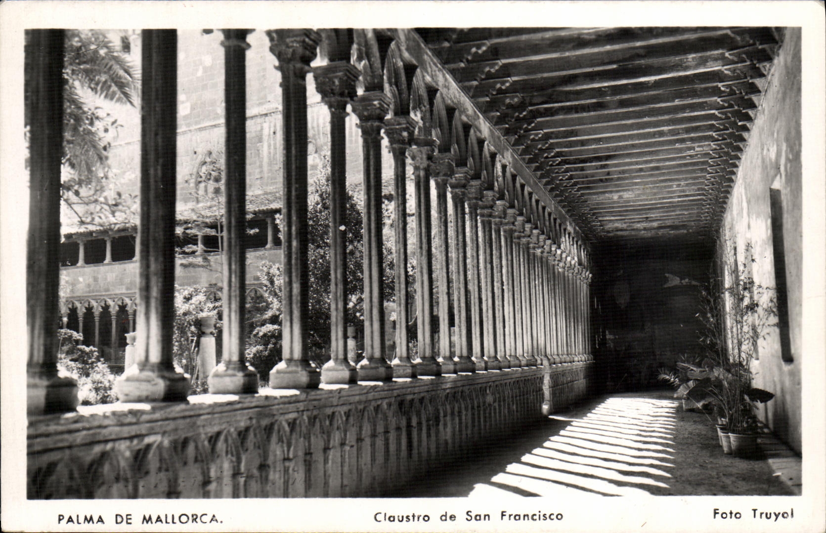 CPA Palma de Mallorca Claustro de San Francisco 