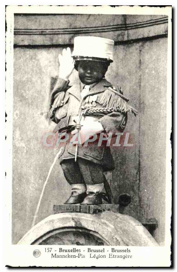 CPA Bruxelles Manneken Pis Legion Etrangere