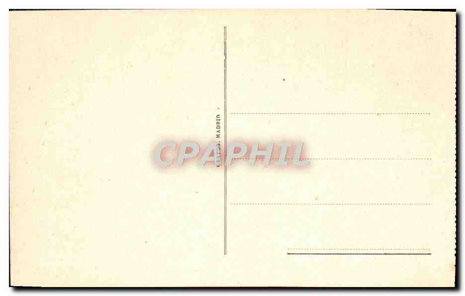 El Escorial — Salas Capitulares. Cristo coronado de espinas — série 62 — Rückseite