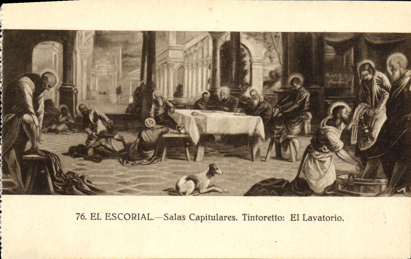 El Escorial — Salas Capitulares — Tintoretto: El Lavatorio