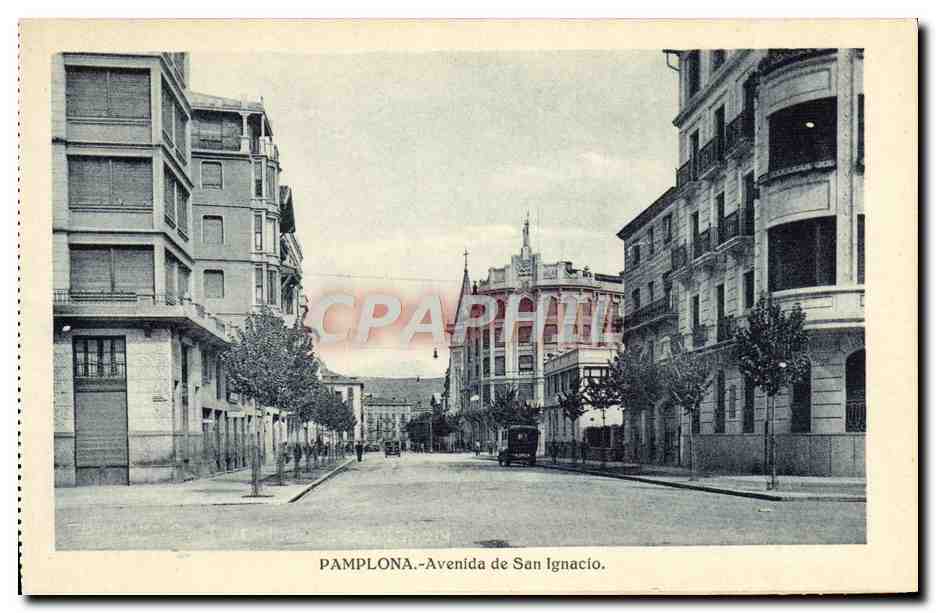 CPA Pamplona Avenida de San lgnacio 