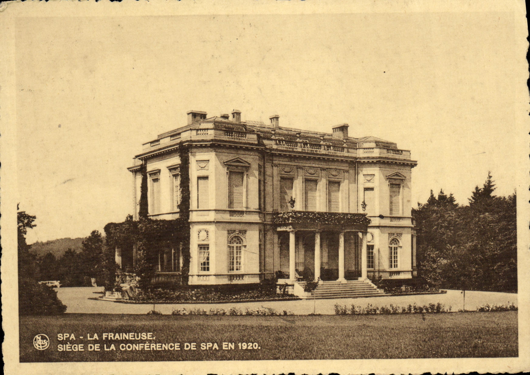 Spa - La Fraineuse — Siège de la Conférence de Spa en 1920 — Éditeur En. Thill, série artistique n°7