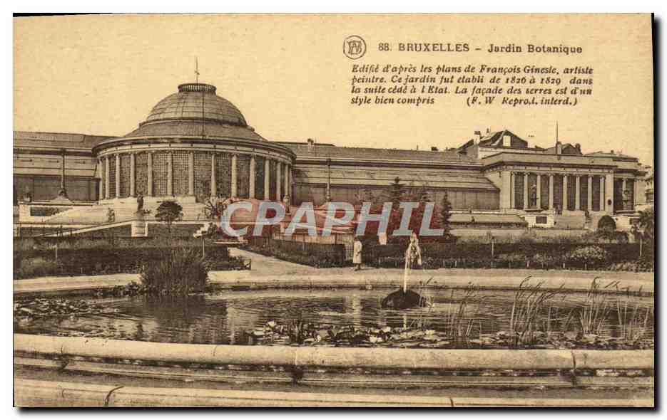 CPA Bruxelles Jardin Botanique 