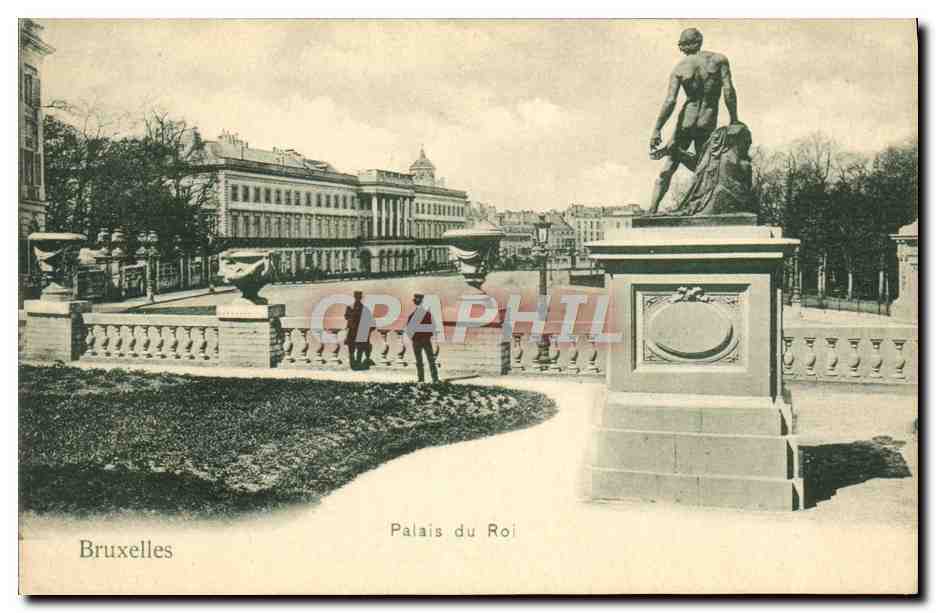CPA Bruxelles Palais du Roi 