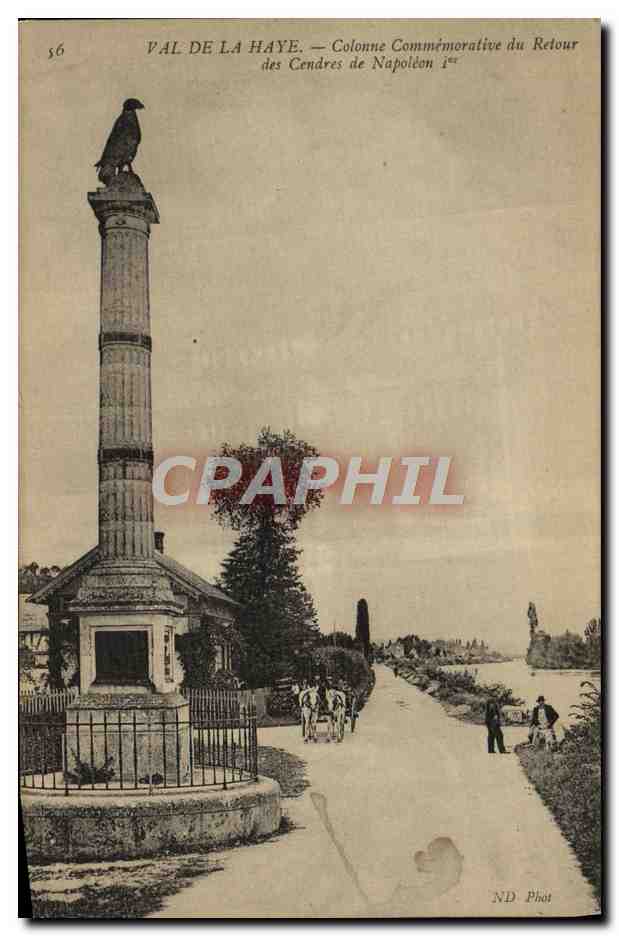 CPA Val de la Haye Colonne commemorative du retour des cendres de Napoleon 1er