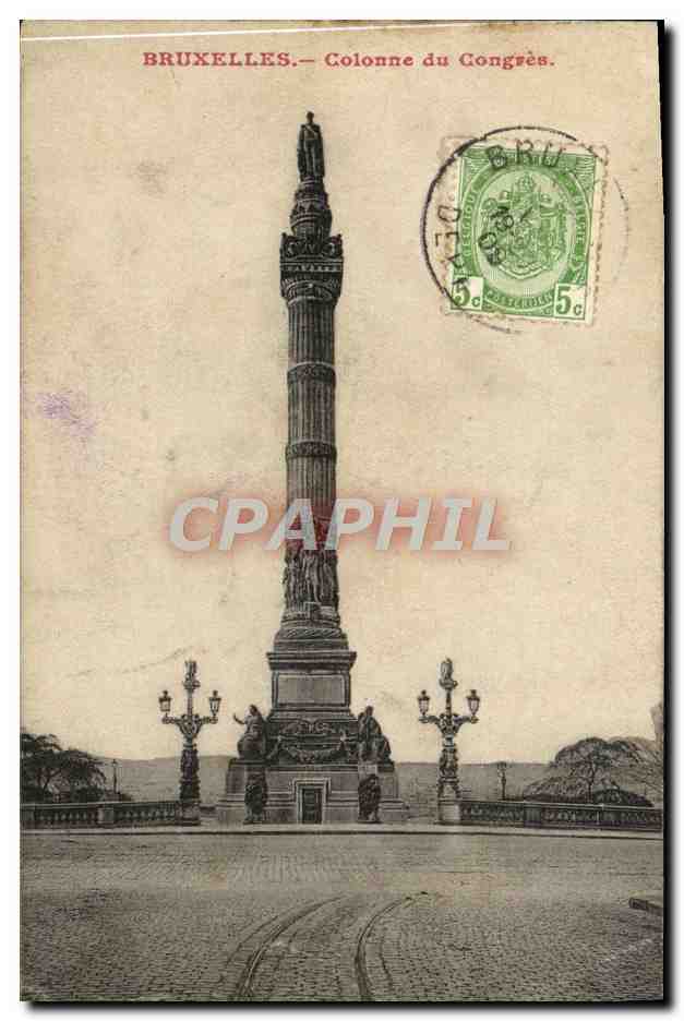 CPA Bruxelles Colonne du Congres