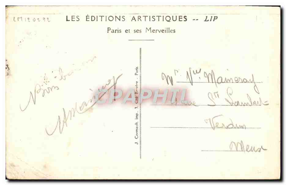 CPA Exposition Internationale des Arts Decoratifs Paris 1925 Pavillon national d ela republique polonaise  — Rückseite