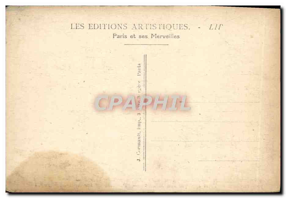 Antike Ansichtskarte Exposition Internationale des Arts Decoratifs Paris 1925 Pavillon de l'art applique aux metiers — Rückseite