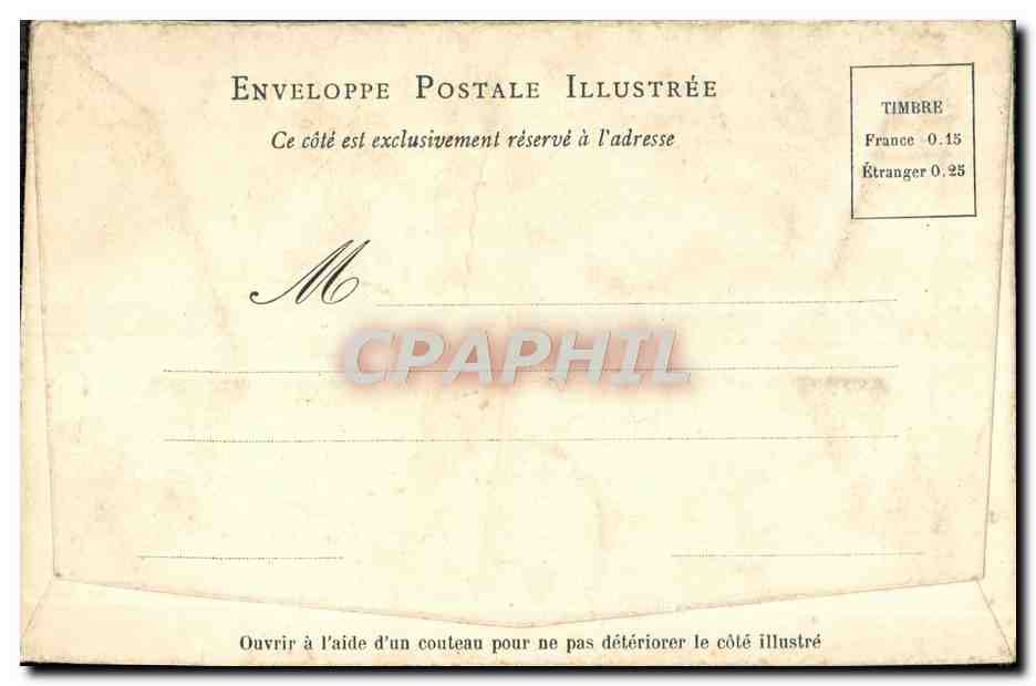 CPA Paris Exposition Universelle Trocadero — Rückseite