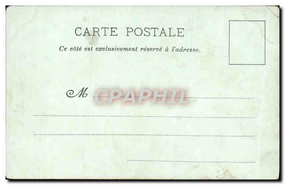CPA Exposition Universelle 1900 Paris Le Trocadero — Rückseite