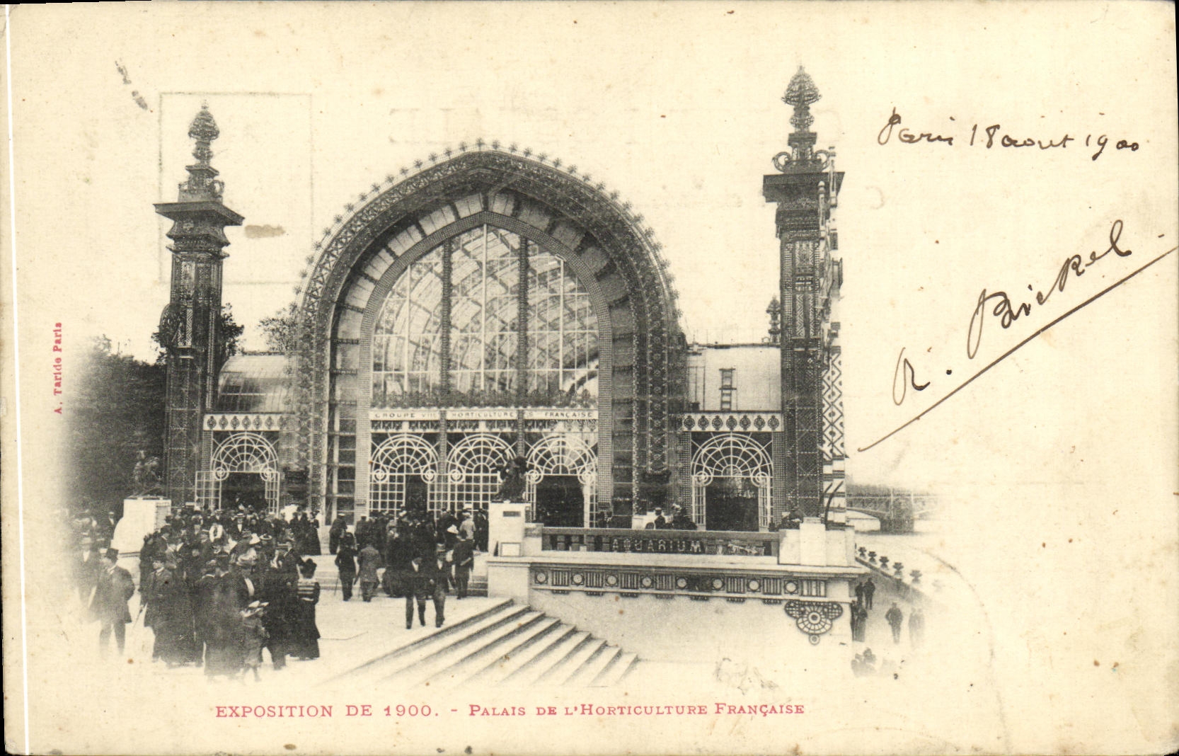 CPA Exposition de 1900 Paris Palais de L'Horticulture Francaise 