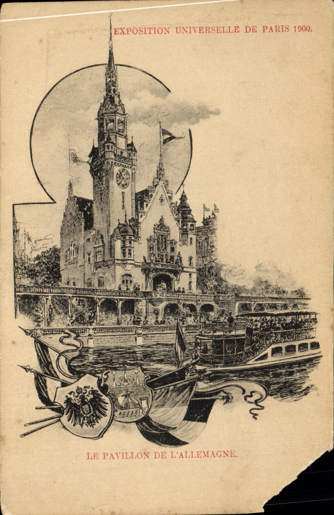 CPA Exposition Universelle de Paris 1900 Pavillon de l'Allemagne 