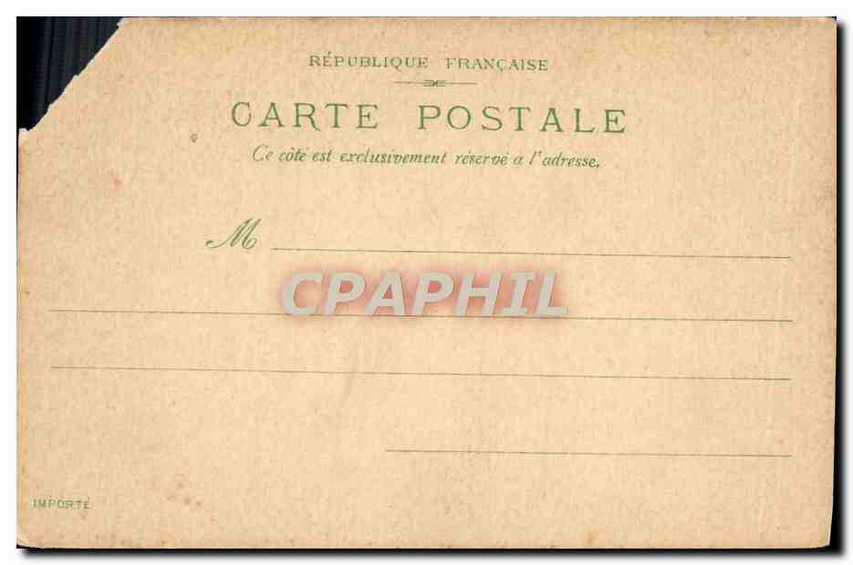 CPA Exposition Universelle de Paris 1900 Pavillon de l'Allemagne  — Rückseite