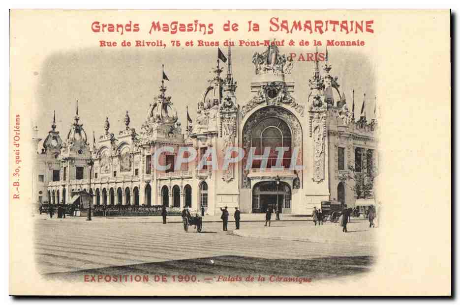 CPA Exposition de Palais de la Ceramique Paris 1900 Samarataine 