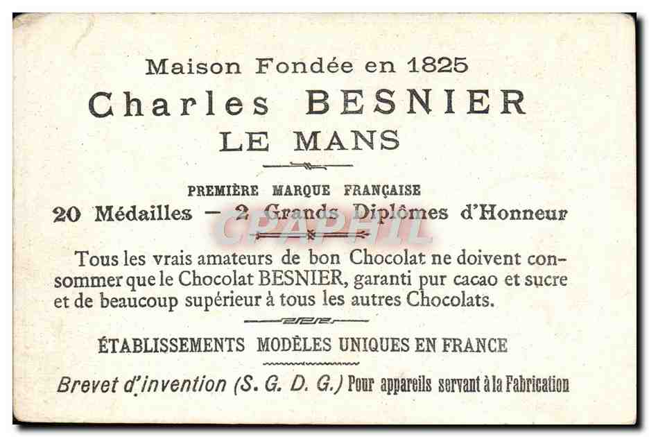 Palais de la Navigation de Commerce — Exposition Universelle de 1900 — Éditeur non identifié — Verso