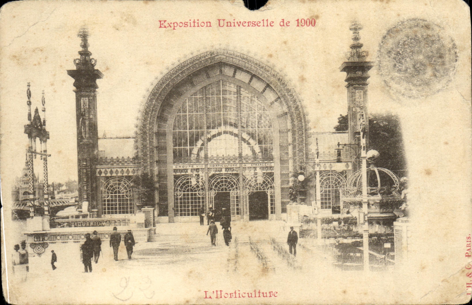 CPA Exposition Universelle de 1900 Paris L'horticulture 