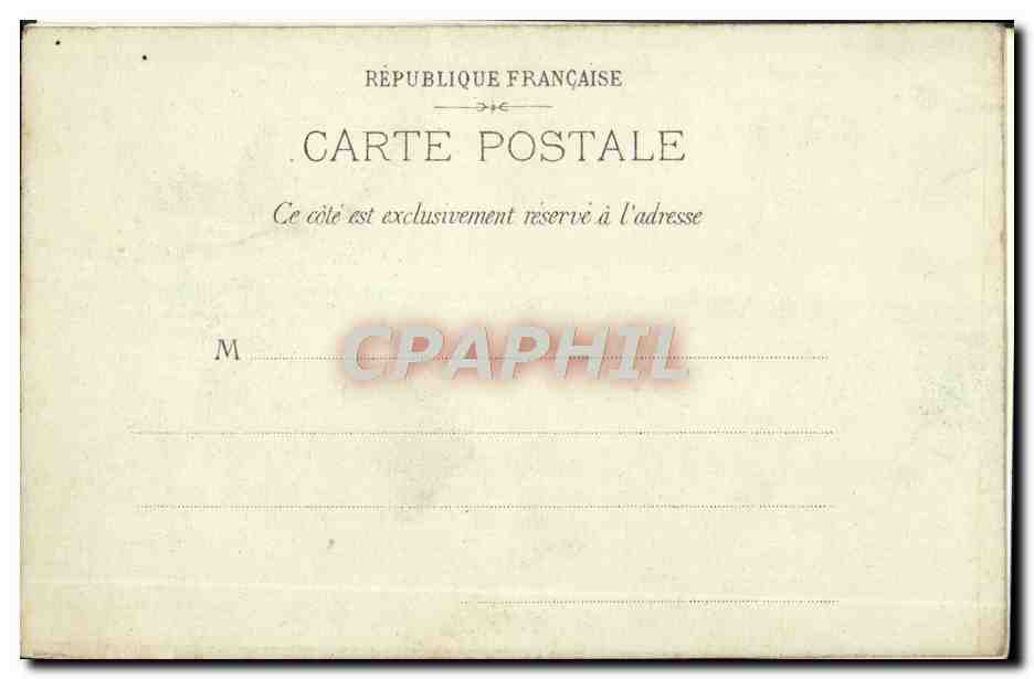 CPA Paris Exposition Universelle Le Grand Palais 1900 — Rückseite