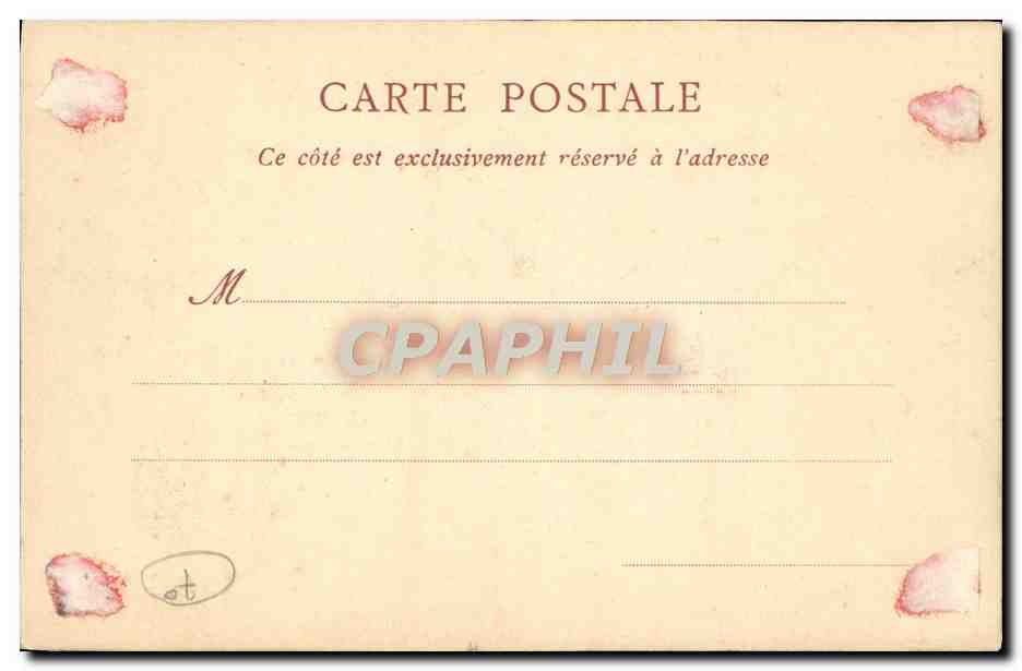 CPA Exposition Universelle De 1900 Les Palais De l'Esplanade des invalides — Verso