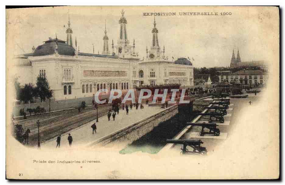 CPA Paris Exposition Universelle 1900 Palais Des Industries diverses