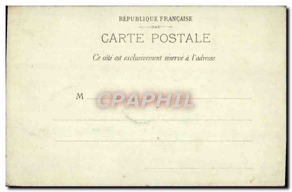 CPA Paris Exposition Universelle Paris 1900 Le palais des transports — Rückseite