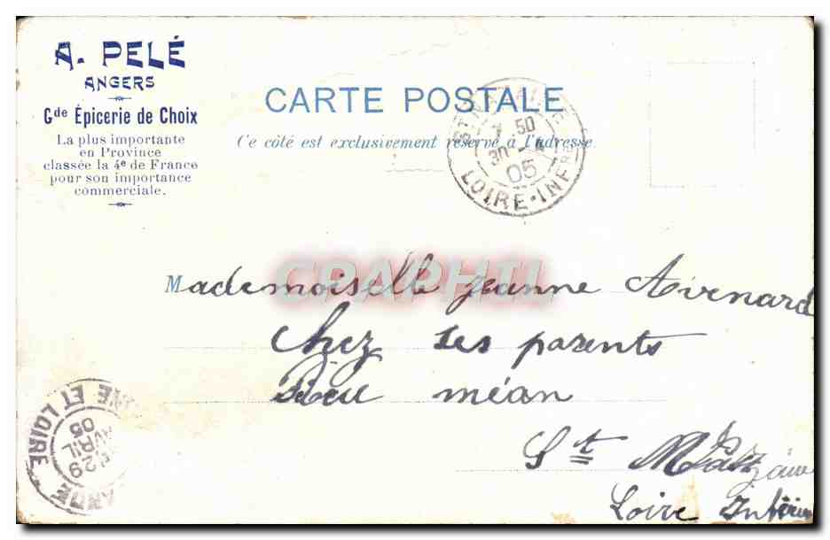 Palais du Mobilier et des Industries Diverses — Exposition Universelle de Paris 1900 — Éditeur : Leopold Verger & Cie, Paris — Rückseite