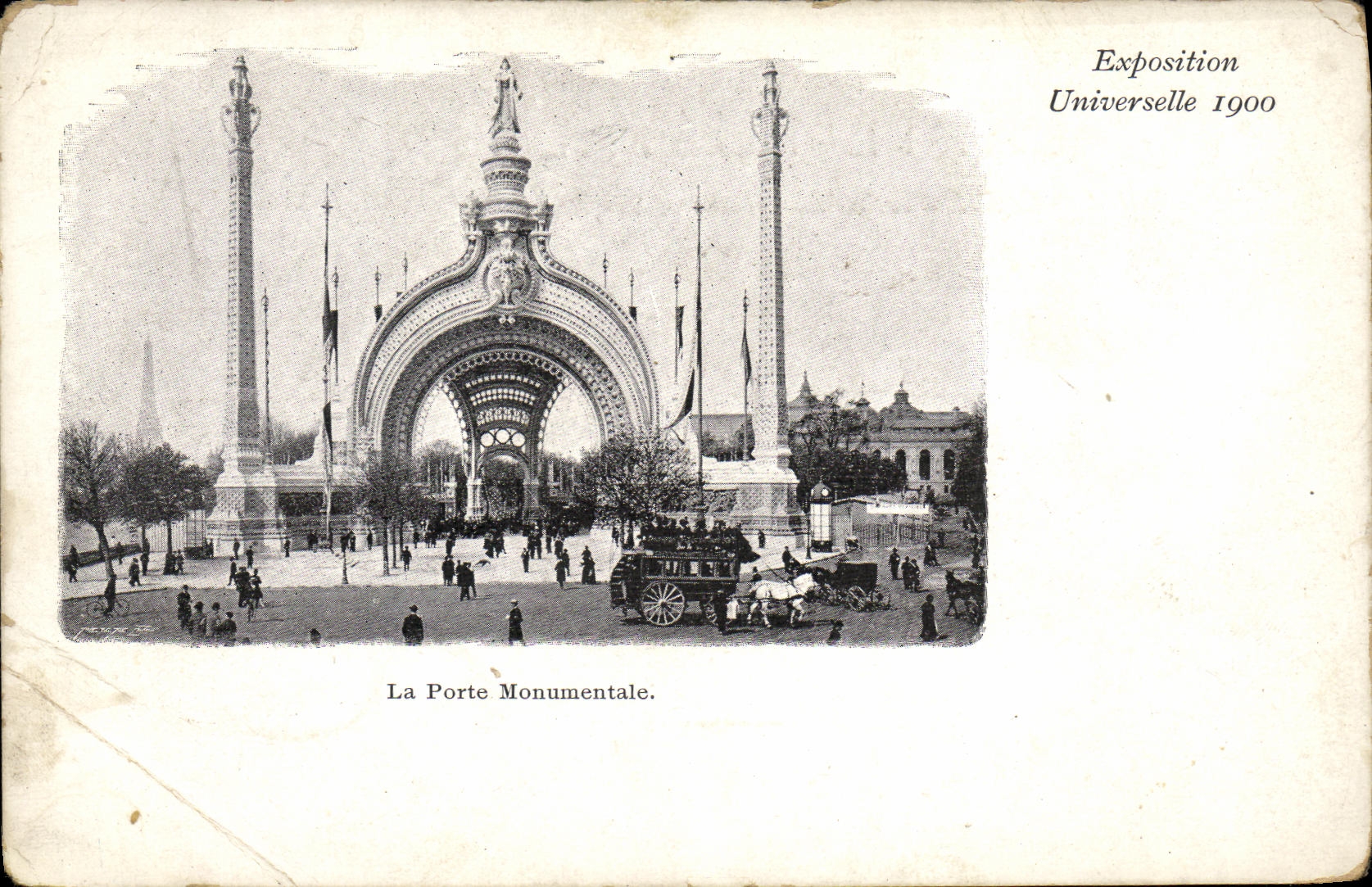CPA Exposition Universelle Paris 1000 La Porte Monumentale