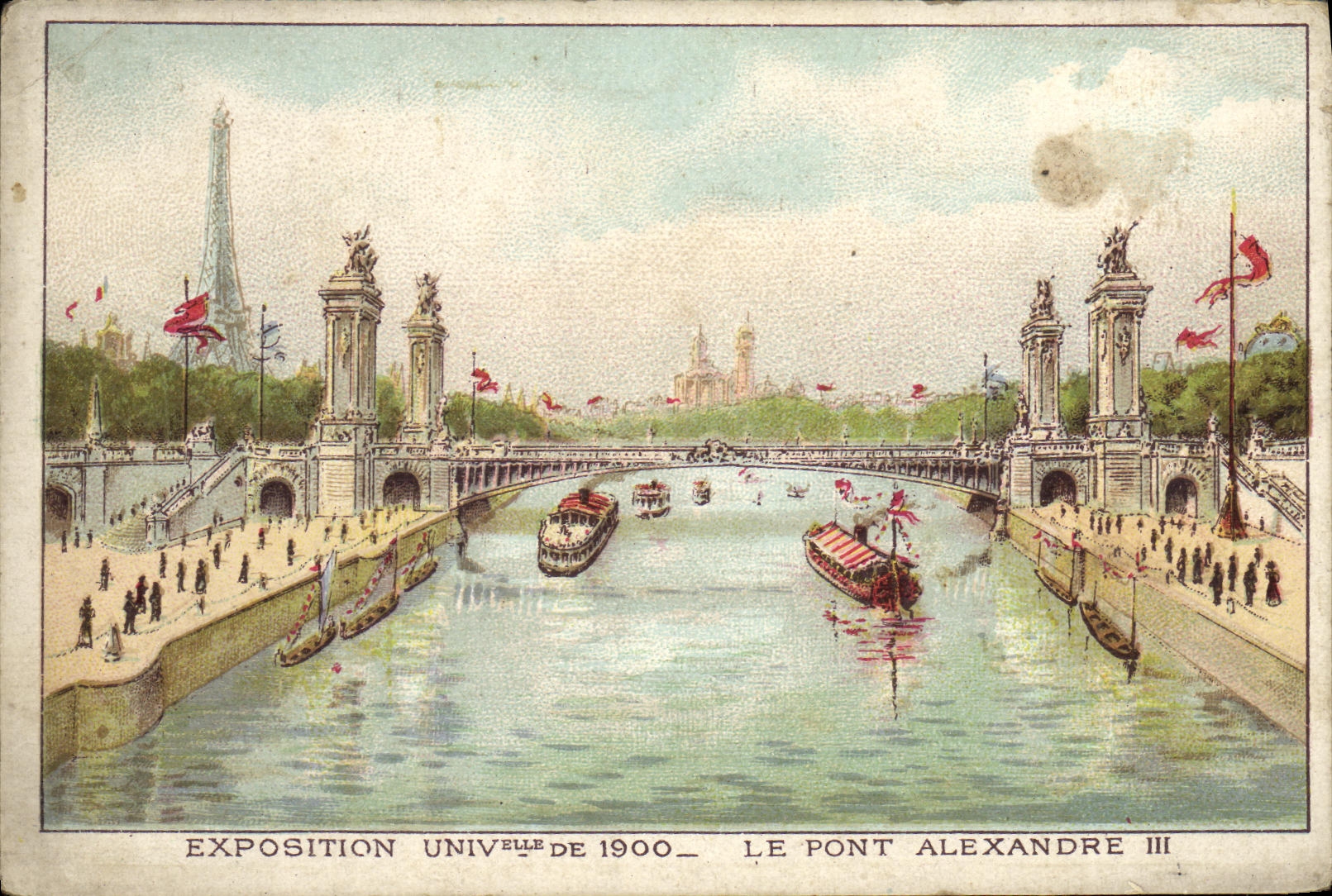 Exposition Universelle de 1900 — Le Pont Alexandre III — Éditeur non visible