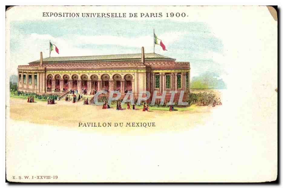 CPA Exposition Universelle de 1900 Paris pavillon du mexique