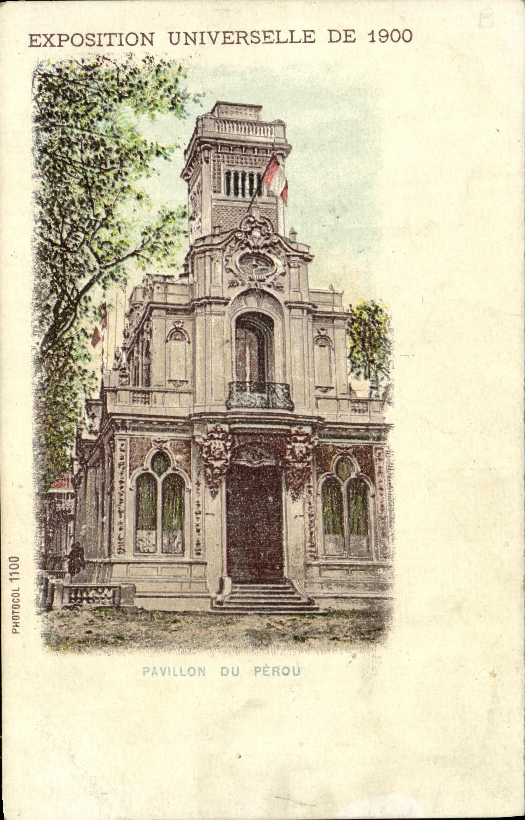 Pavillon du Pérou — Exposition Universelle de 1900 — Photocol 1100