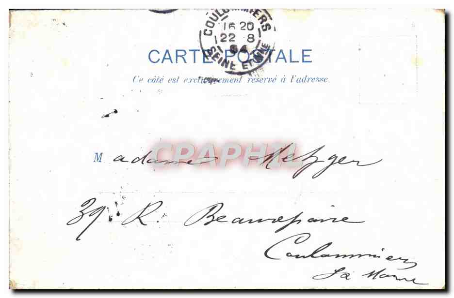 CPA Exposition Universelle De Paris 1900 Pavillon d'Angleterre — Verso