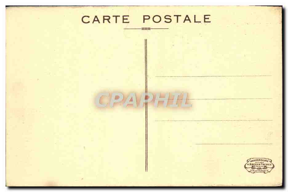 CPA Paris Expostition Internationale des arts decoratifs Vue Sur la gare des invalides — Rückseite
