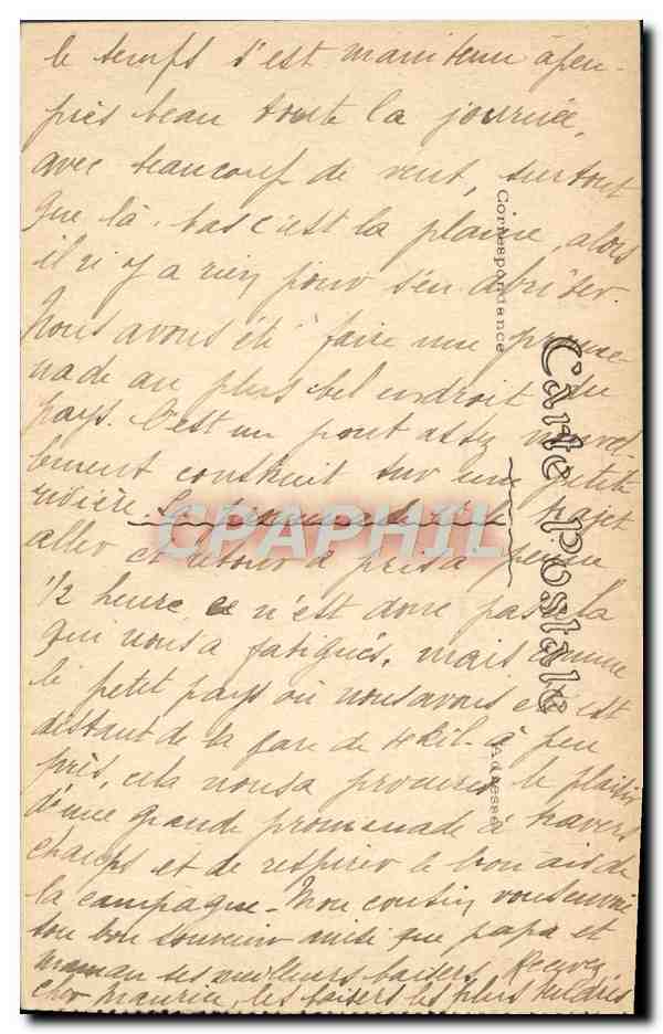 CPA Exposition des arts decoratifs Porte d'honneur — Verso