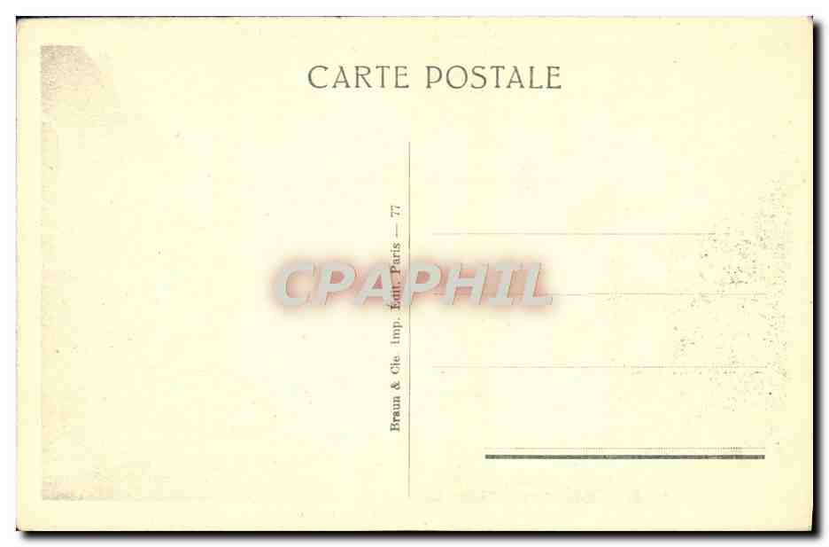 Paris — Exposition Internationale des Arts Décoratifs, 1925 — Pavillon de l'Afrique Française (Germain Olivier, Arch.) — Verso