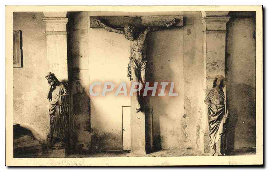 CPA Musee des Unterlinden Colmar christ en croix Colmar 