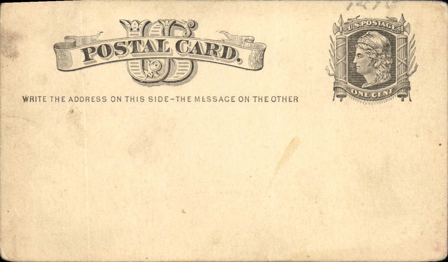 Entier postal Etats Un is 