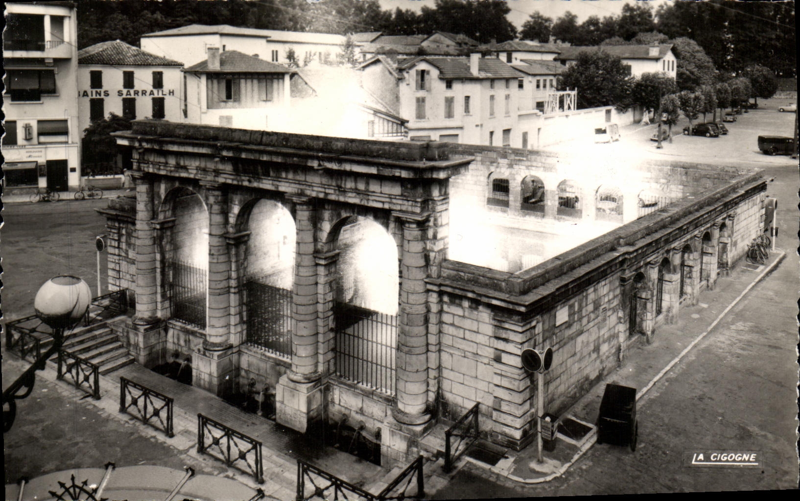 La Fontaine d'eau chaude de Dax — La Cigogne — Éditeur La Cigogne, n° 40.088.01