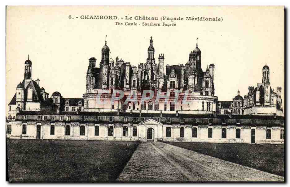 CPM Chambord Le Chateau Facade meridionale 