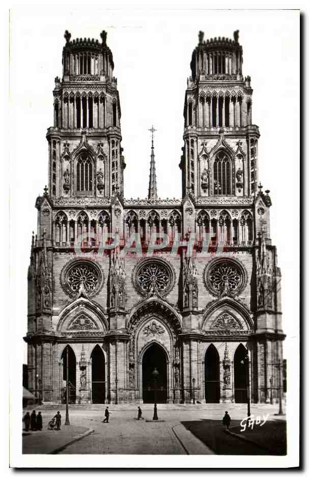 CPA Orleans La Cathedrale sainte croix