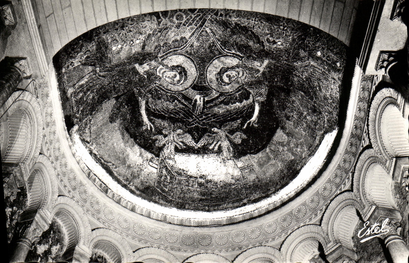 Mosaique de l'Abside Orientale — Église de Germigny-des-Prés — Estel