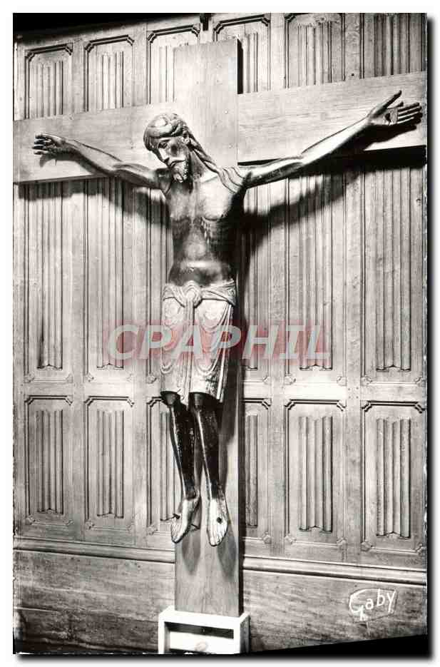 CPA Saint Flour Le Grand Christ Noir