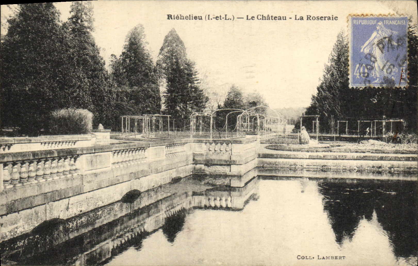 CPA Richelieu Le Chateau La Roseraie