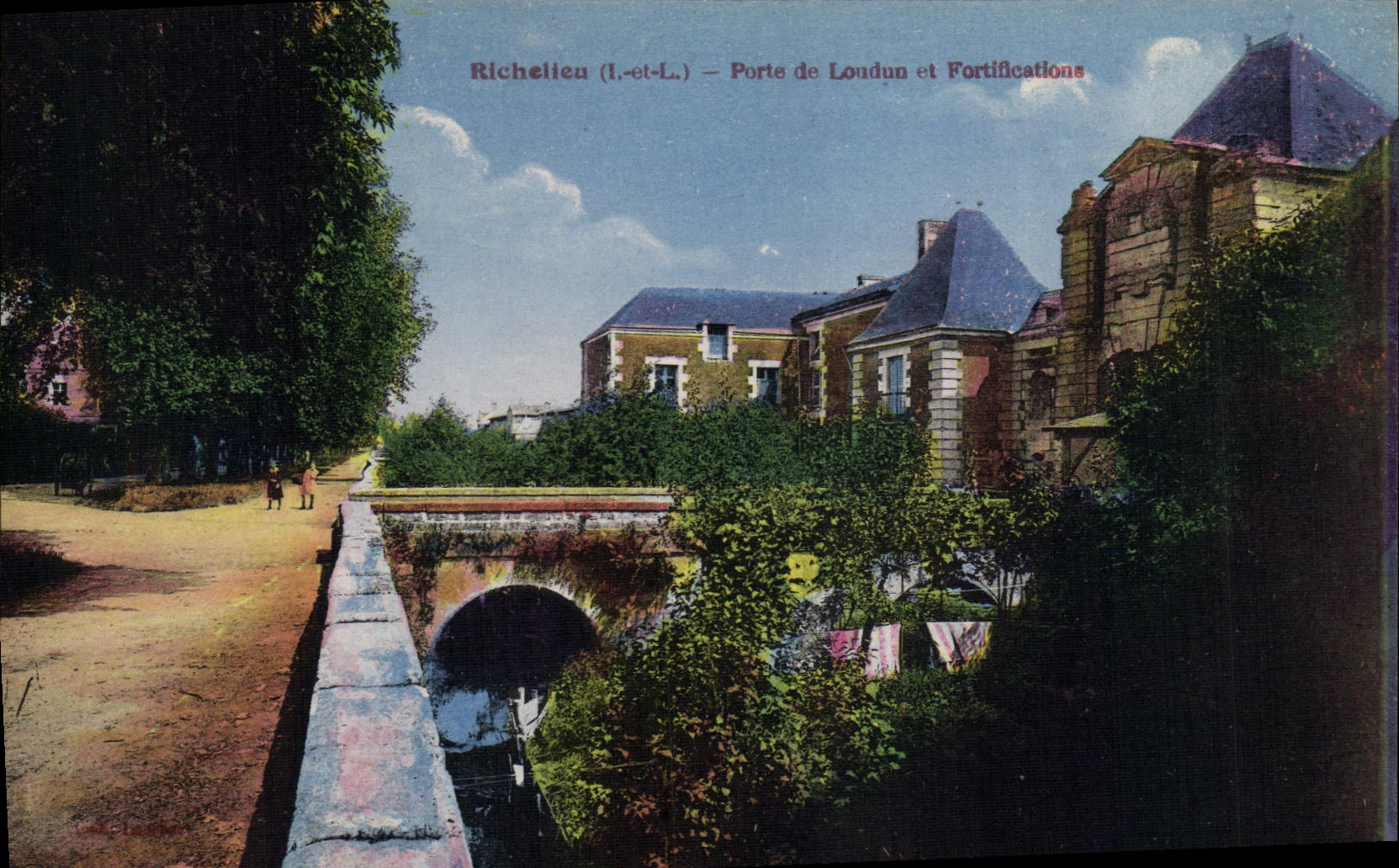 CPA Richelieu Porte De Loudun et fortificatious