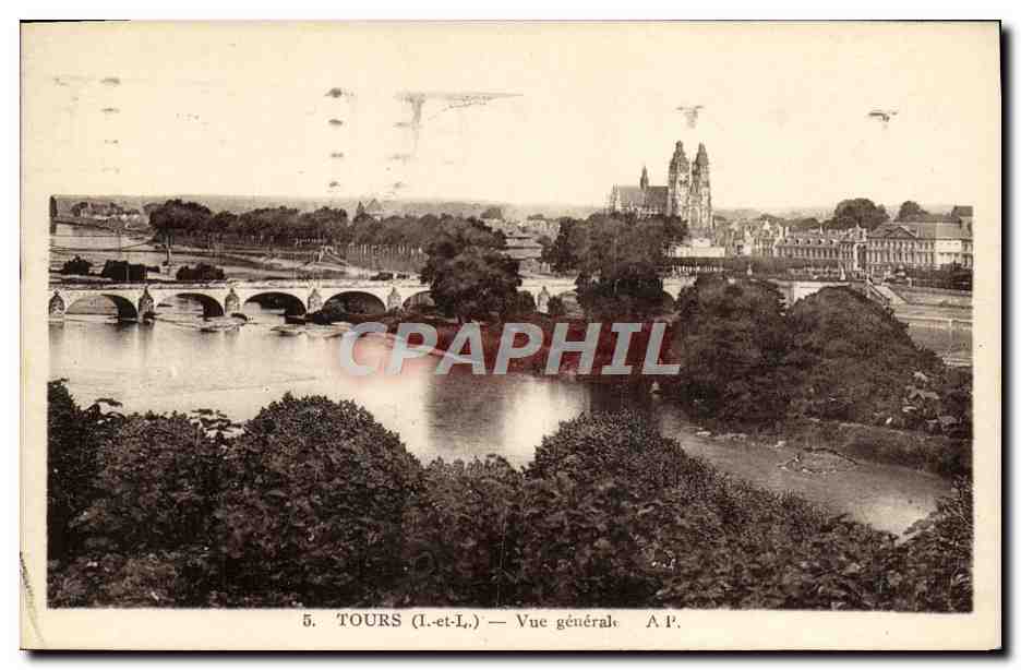 CPA Tours Vue Generale