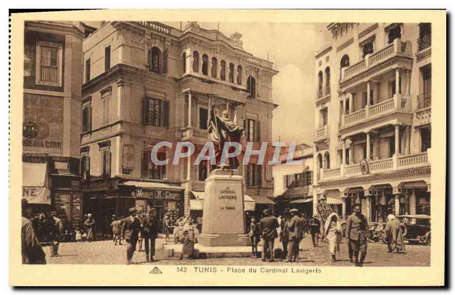 CPA Tunis place du cardinal lavigerie 