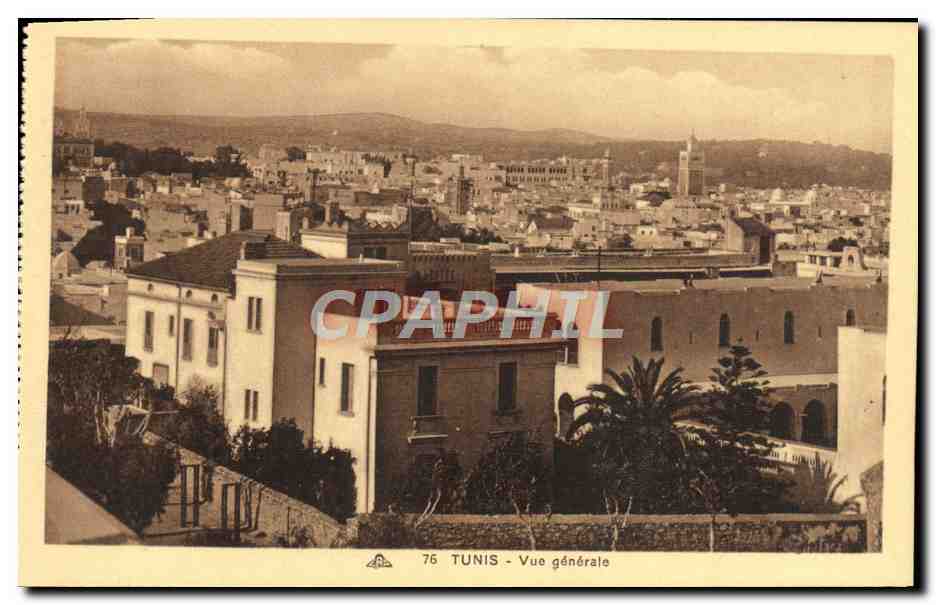 CPA Tunis Vue generale