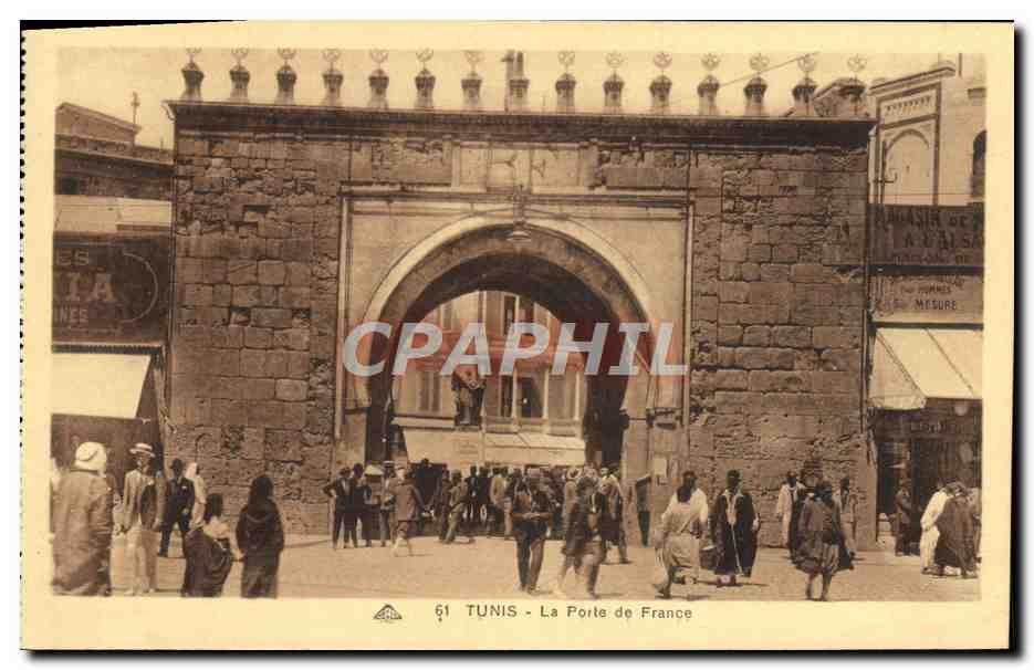 CPA Tunis La Porte de france
