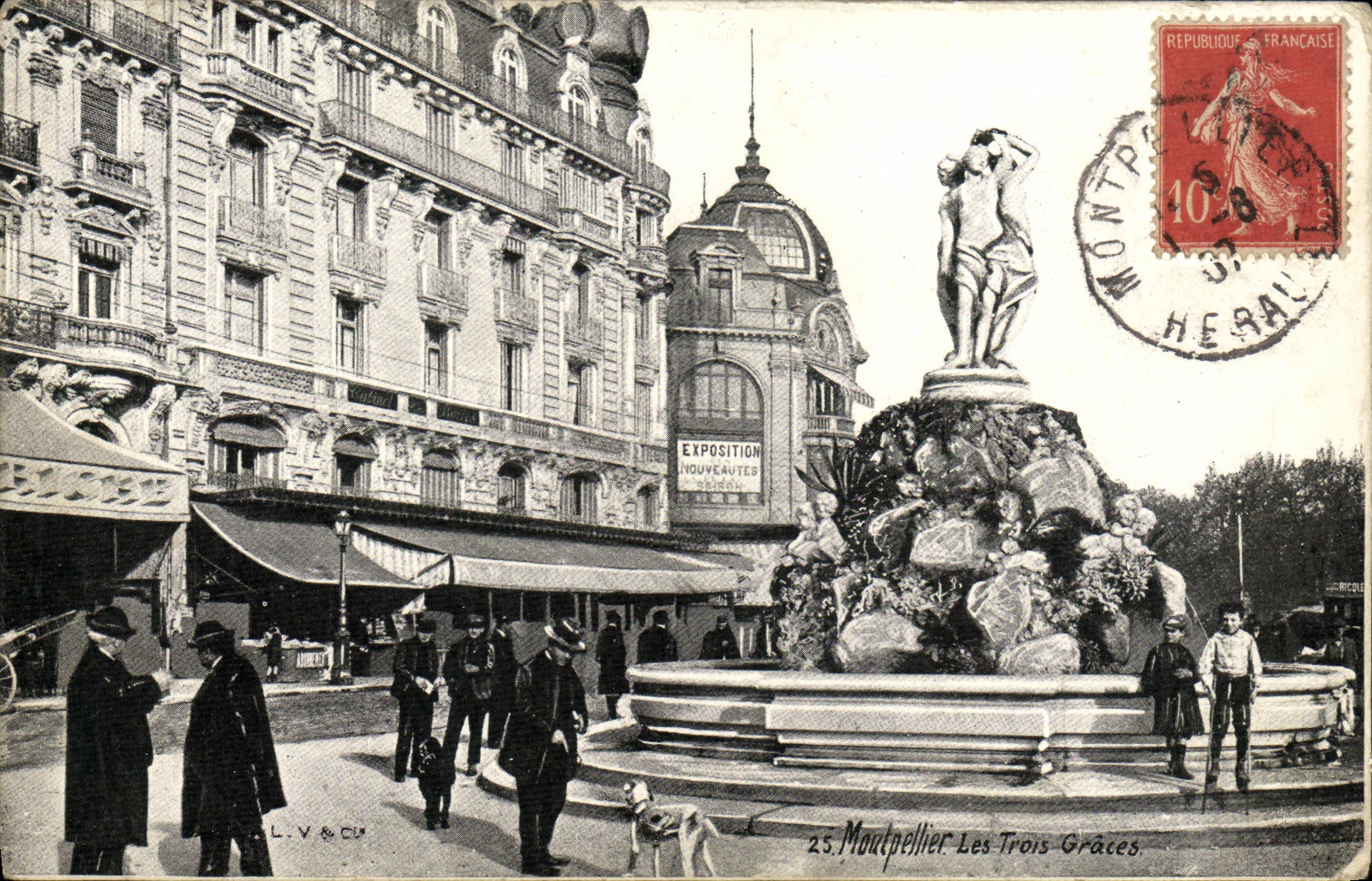 CPA Montpellier Les Trois Graces