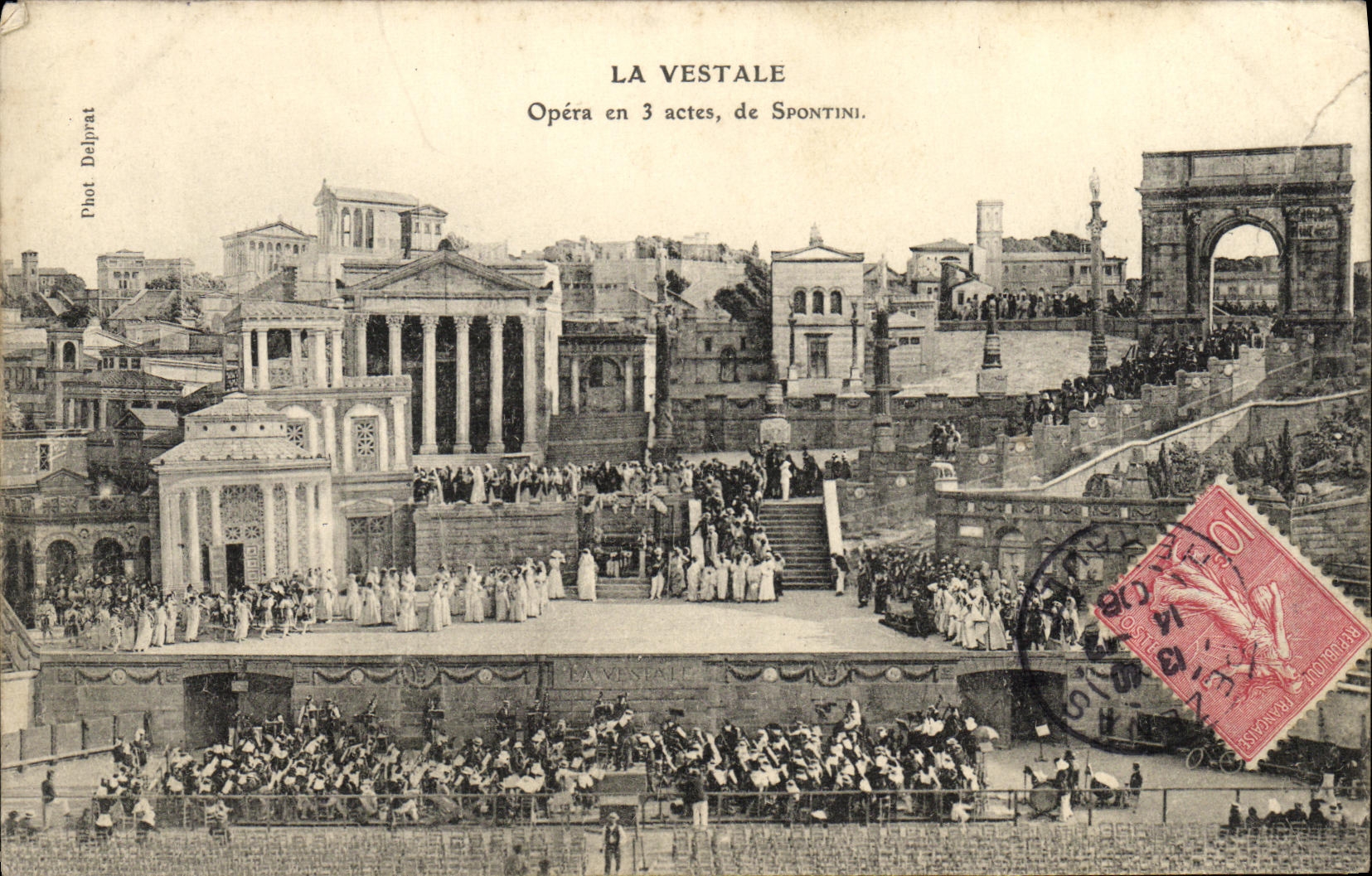 CPA La Vestale Opera En 3 actes De Spontini