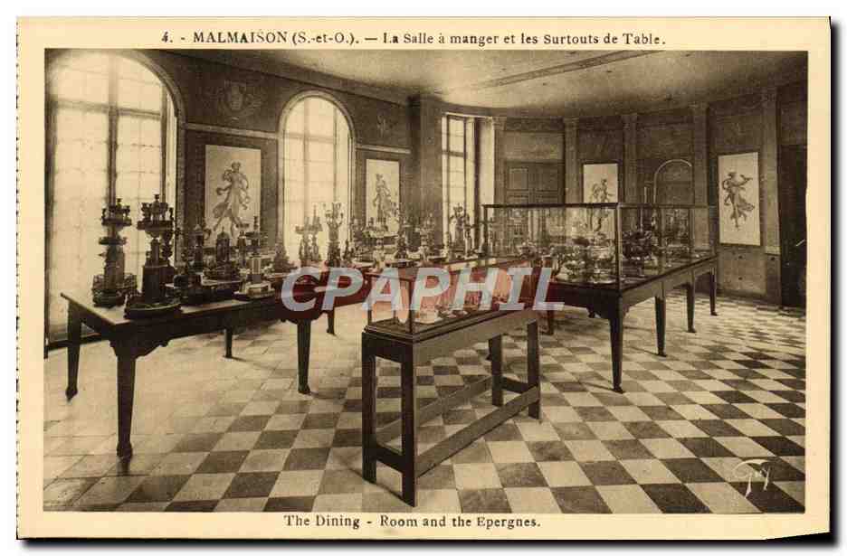 CPA Malmaison La Salle A Manger Et Les Surtouts De Table